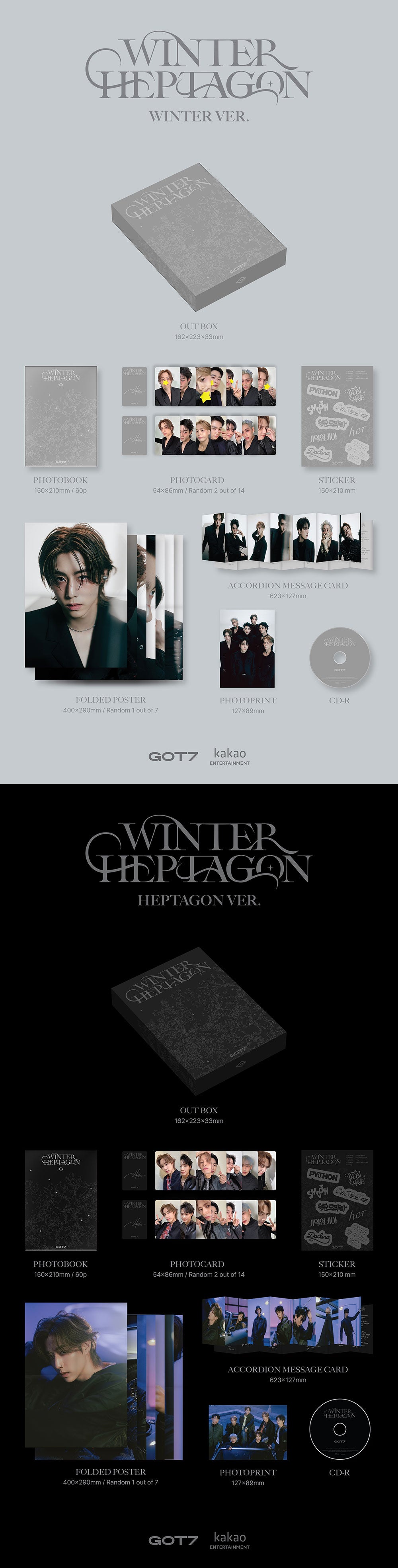 GOT7 - Mini Album WINTER HEPTAGON