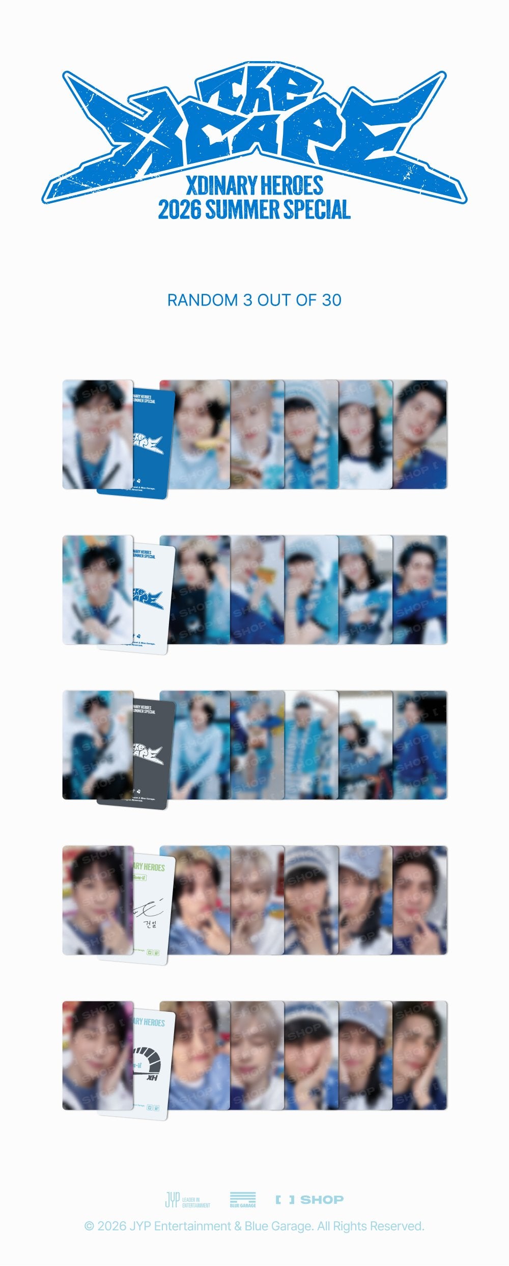 XDINARY HEROES - 2026 Summer Special THE XSCAPE Official MD (SECRET PHOTOCARD)