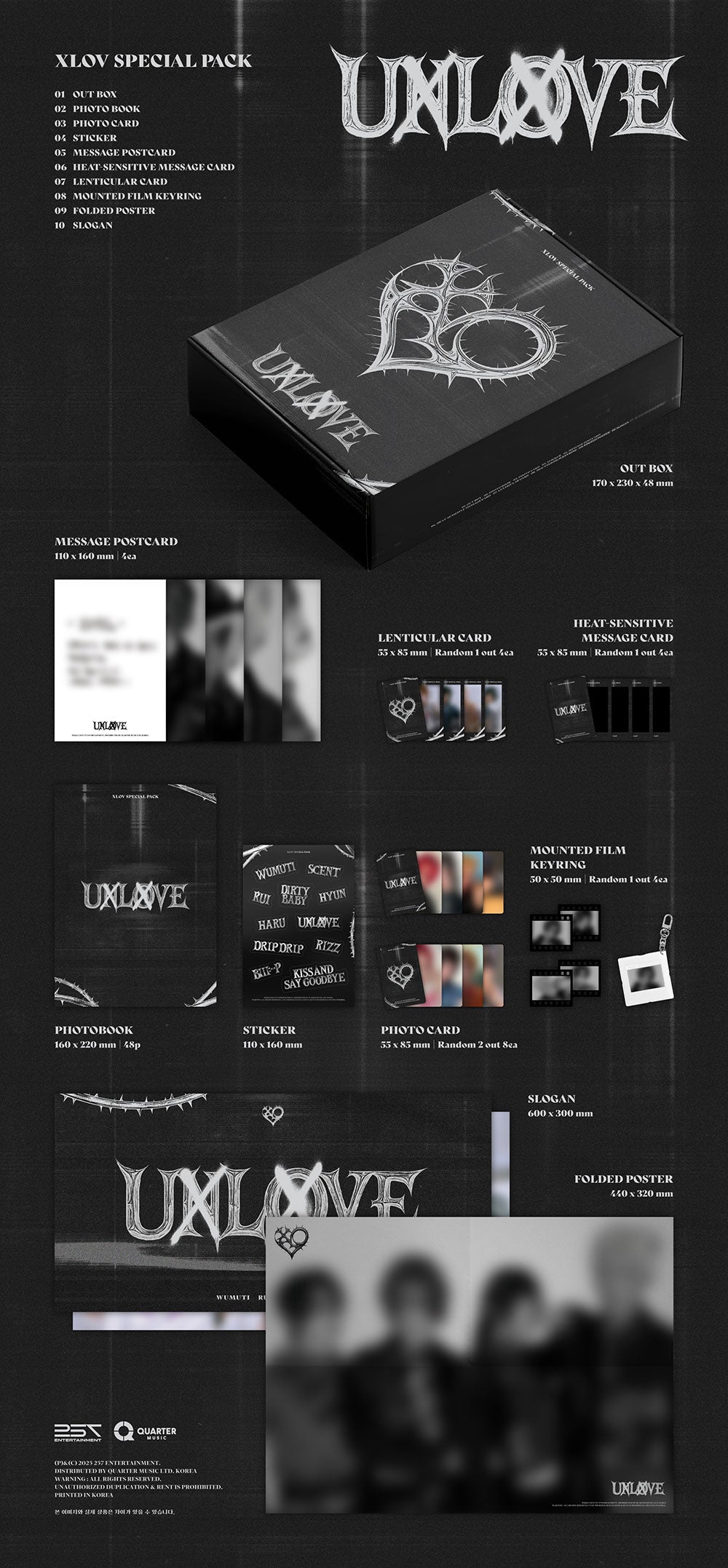 [PRE-ORDER] XLOV - 1st Mini Album ‘UXLXVE’ (Special Package)