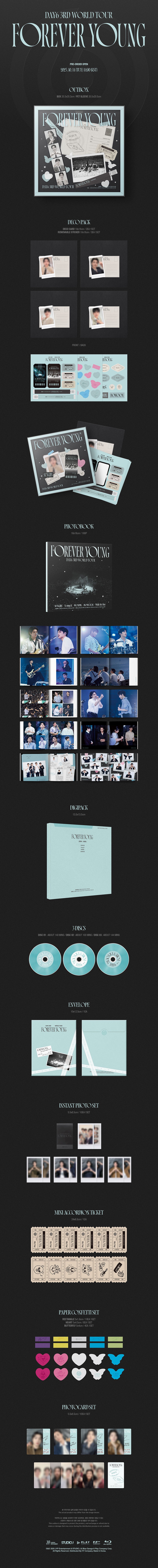 [PRE-ORDER] Day6 - 3rd World Tour ‘FOUREVER YOUNG’ (Blu-Ray)