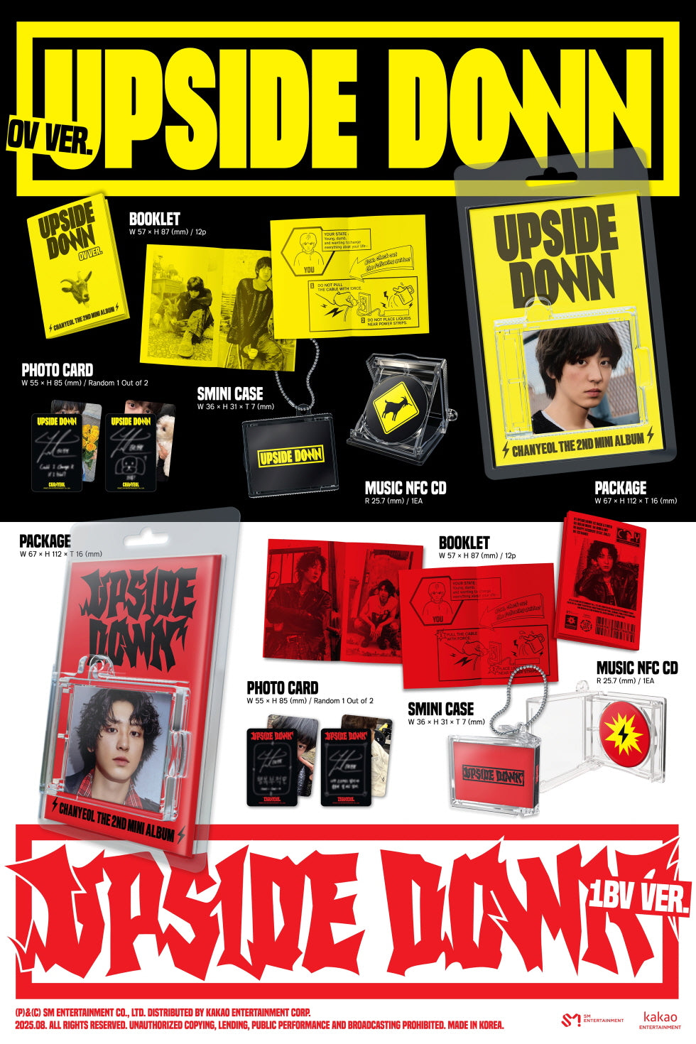 [PRE-ORDER] CHANYEOL (EXO) - 2nd Mini Album ‘Upside Down’ (SMINI Ver.)