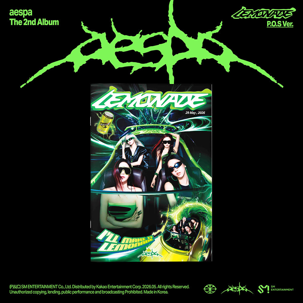 [PRE-ORDER] AESPA - 2nd Regular Album ‘LEMONADE’ (P.O.S ver.)