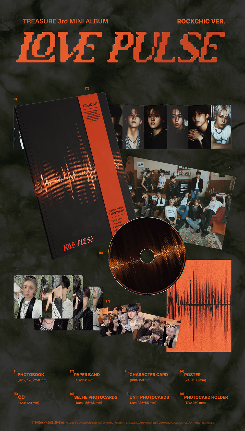 TREASURE - 3rd Mini Album 'LOVE PULSE'