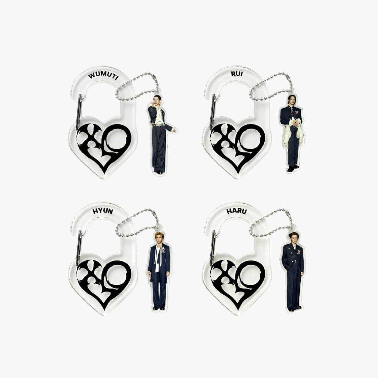 XLOV - 2026 ASIA TOUR 'SERVING-X' Official MD - Acrylic Carabiner