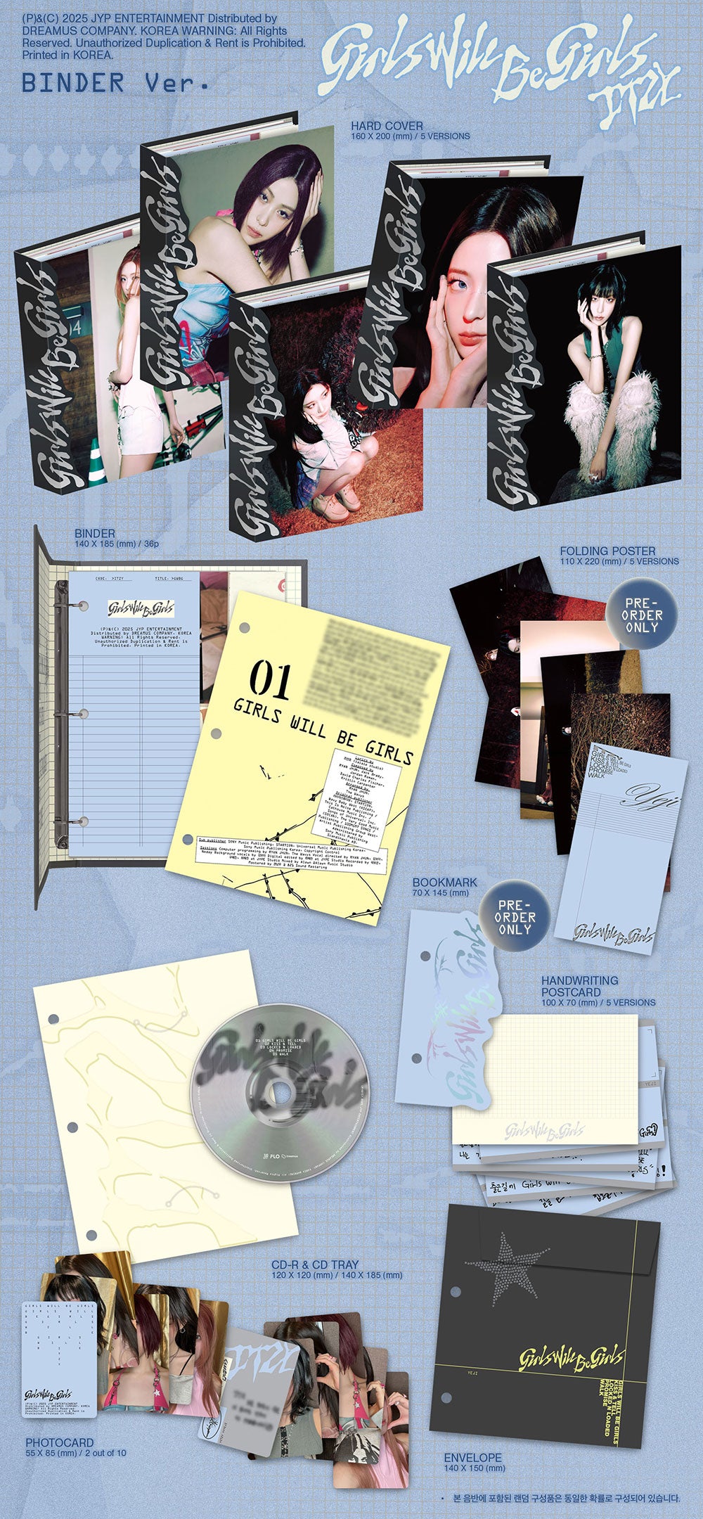 ITZY - ‘GIRLS WILL BE GIRLS’ (Binder Ver)