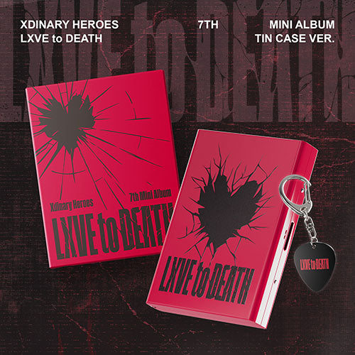 [PRE-ORDER] XDINARY HEROES - 7th Mini Album ‘LXVE TO DEATH’ (Tin Case/MD Ver.)