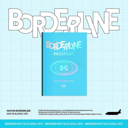 [PRE-ORDER] KIHYUN (MONSTA X) - EP 'BORDERLINE' (MAP BUILDING LIMITED Ver)
