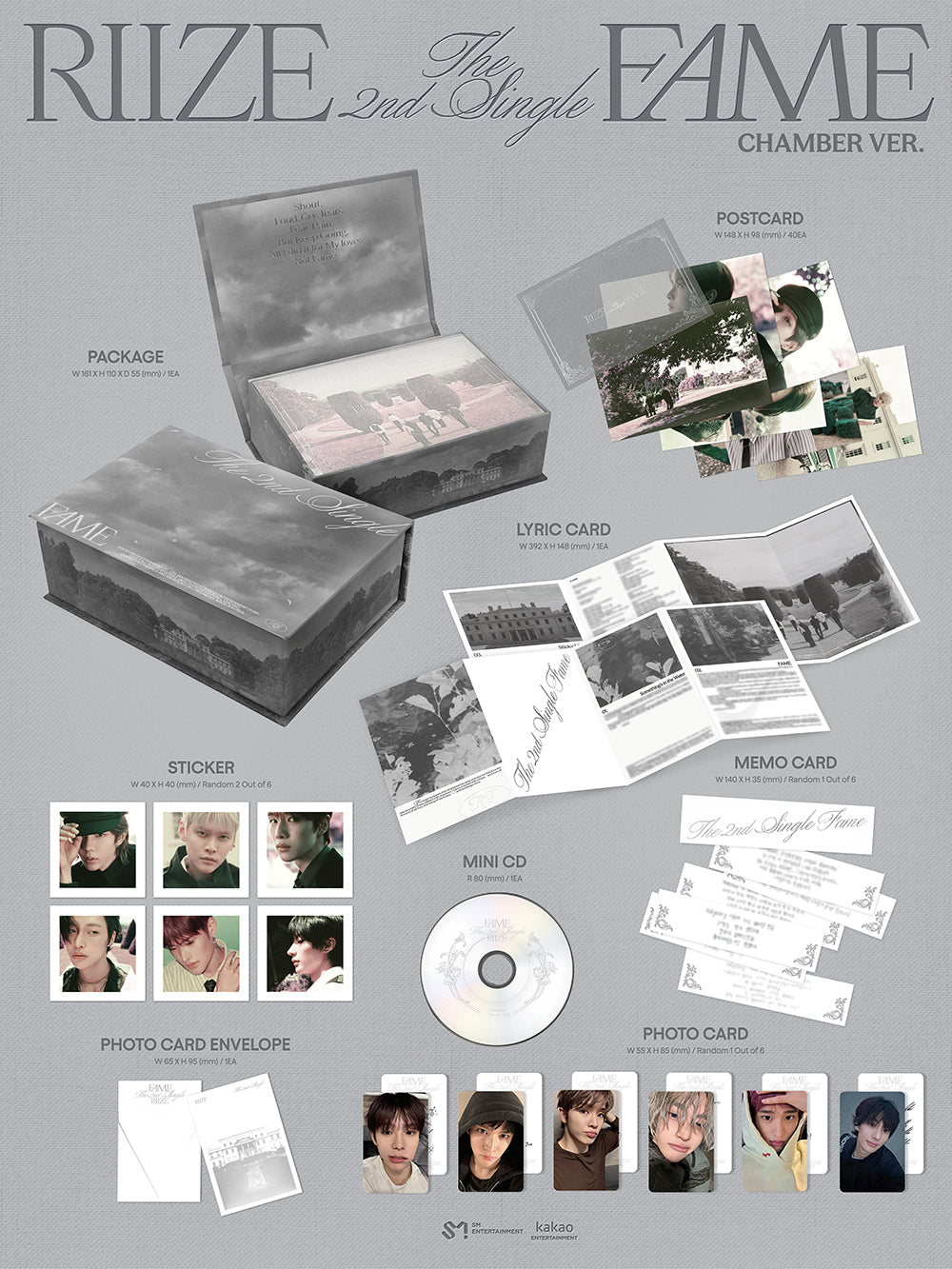 RIIZE - 2nd Single Album ‘FAME’ (Chamber Ver.)