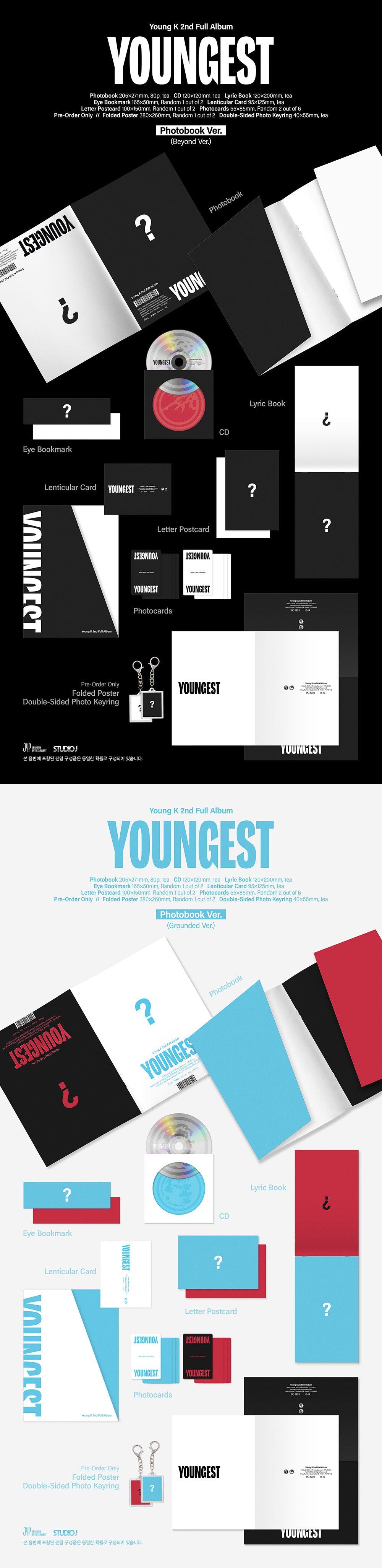 [PRE-ORDER] YOUNG K (DAY6) - 2nd Full Album ‘YOUNGEST’ (Photobook)