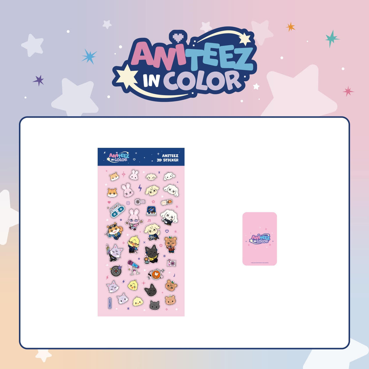 [PRE-ORDER] ATEEZ - ANITEEZ in Color (ANITEEZ 3D Sticker)
