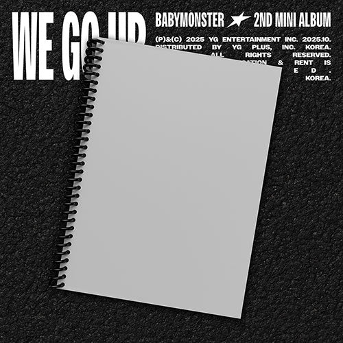 [PRE-ORDER] BABYMONSTER - 2nd MINI ALBUM 'WE GO UP' (WE/GO/UP ver Album)