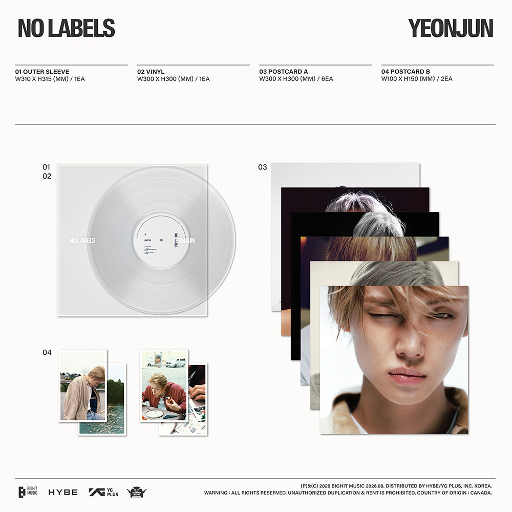 [PRE-ORDER] YEONJUN (TXT) - ‘NO LABELS: PART 02’ (VINYL)