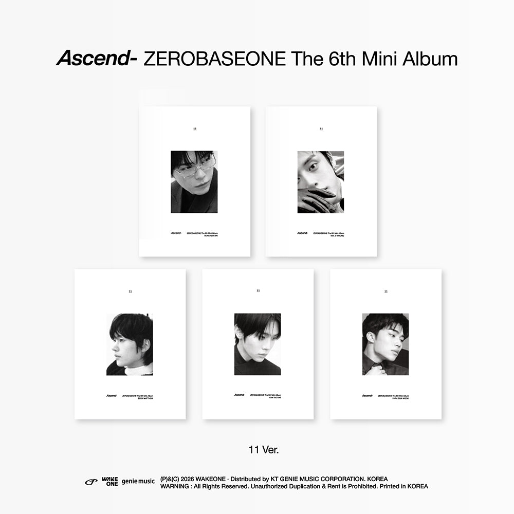 ZEROBASEONE - The 6th Mini Album ‘Ascend-‘ 11 Ver.