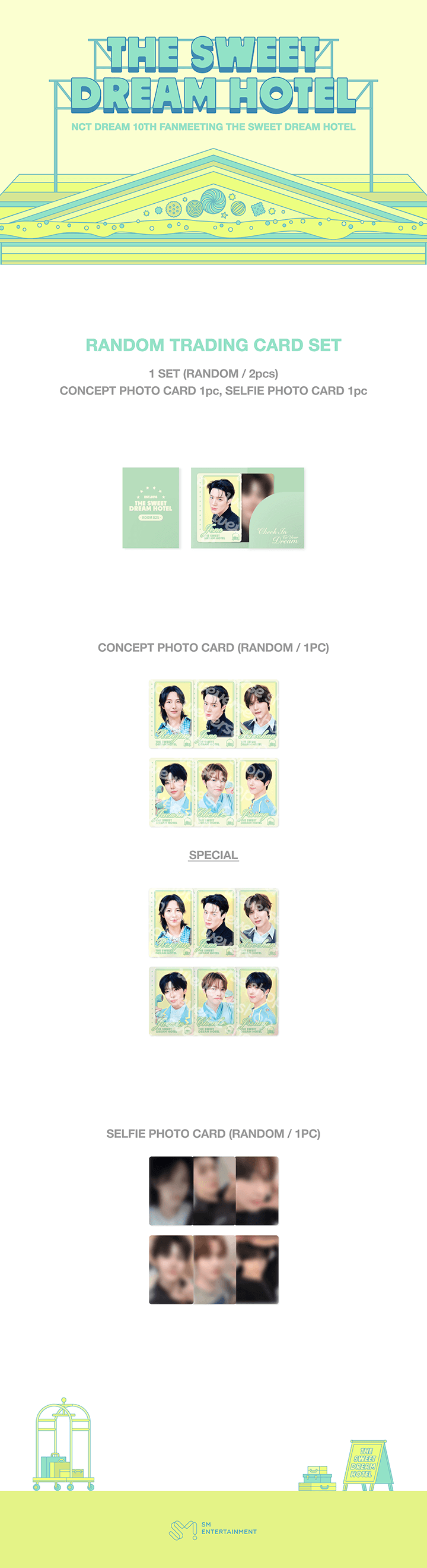 [PRE-ORDER] NCT DREAM - ‘The Sweet Dream Hotel’ Fanmeet Official MD (Random Trading Card)
