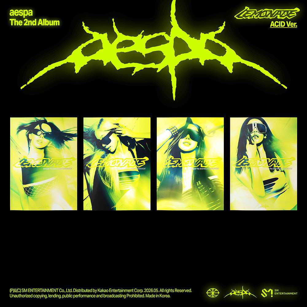 [PRE-ORDER] AESPA - 2nd Regular Album ‘LEMONADE’ (ACID ver.)