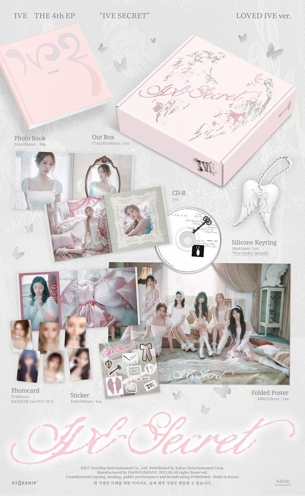 IVE - THE 4th EP 'IVE SECRET' (LOVED IVE VER)