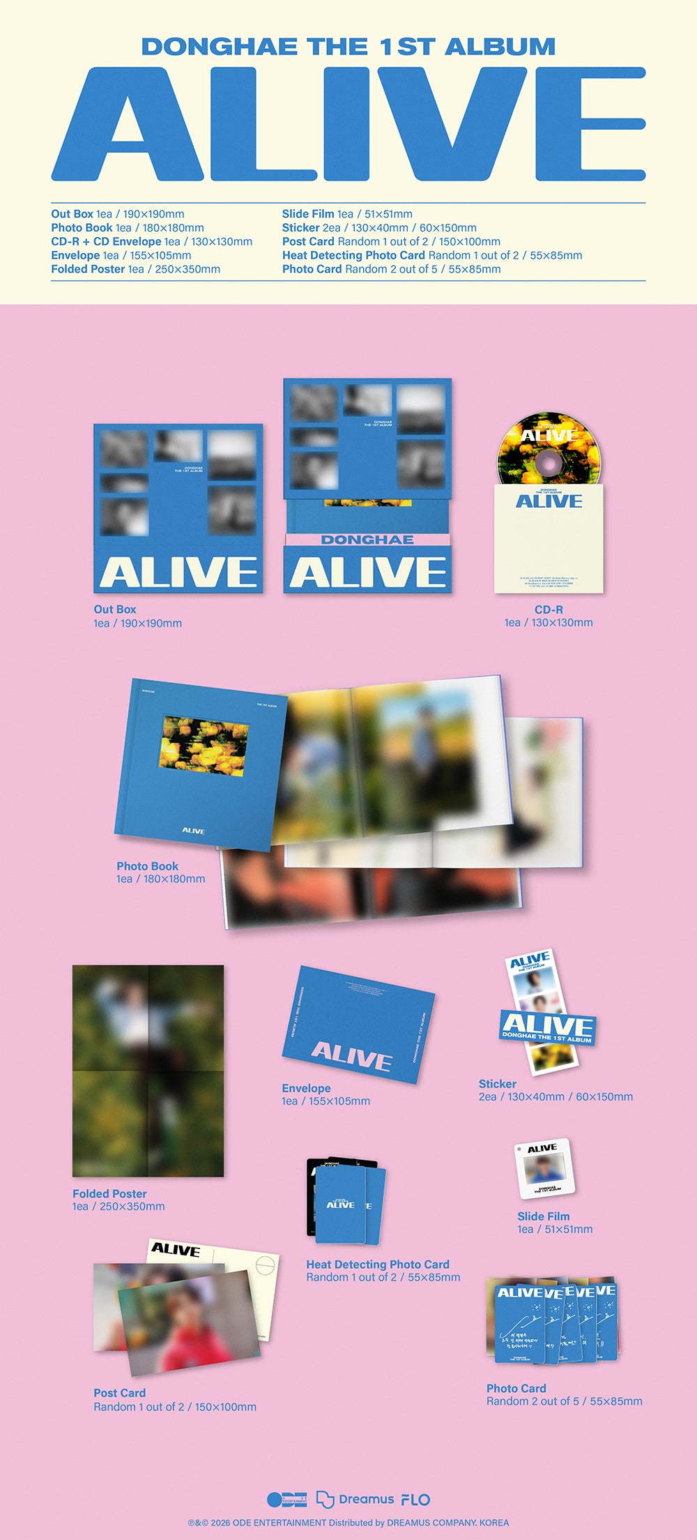 DONGHAE - 1st Album ‘ALIVE’ (Photobook)