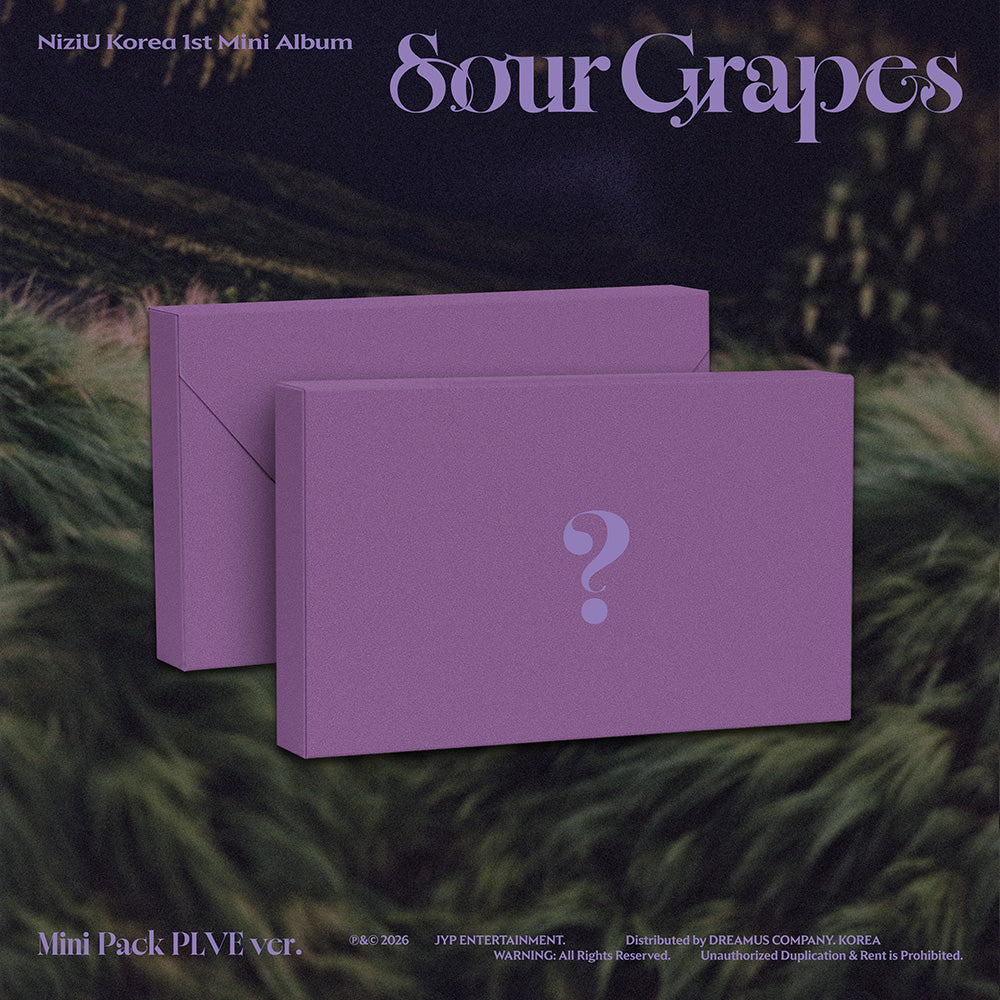 [PRE-ORDER] NIZIU - 1st KR Mini Album ‘SOUR GRAPES’ (PLVE Ver.)