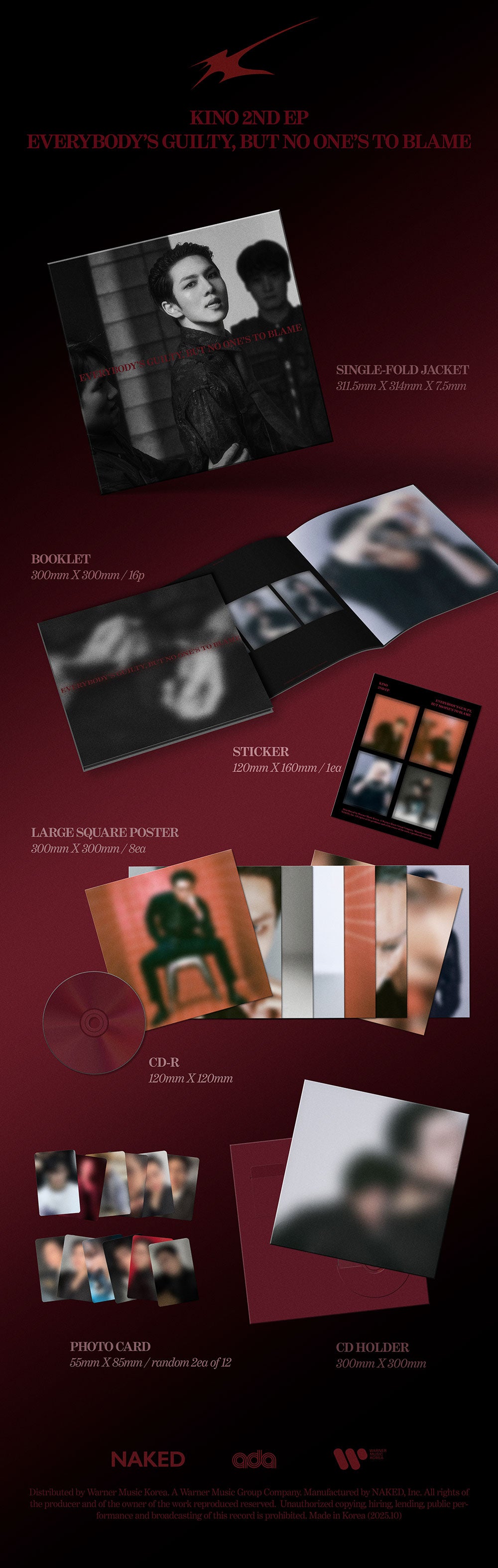 KINO - 2nd EP ‘EVERYBODY'S GUILTY, BUT NO ONE'S TO BLAME’