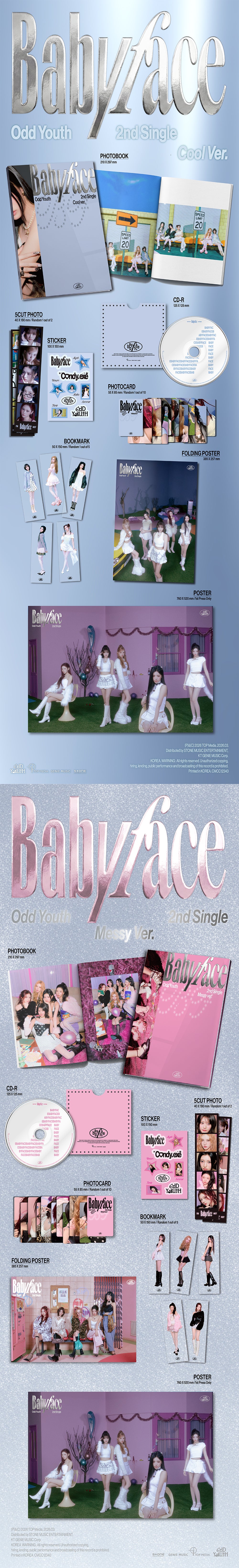 ODD YOUTH - 2nd Single ‘Babyface’