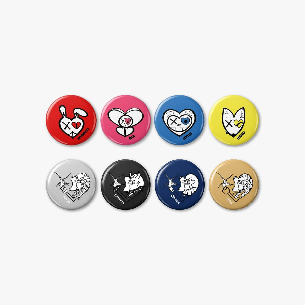 XLOV - 2026 ASIA TOUR 'SERVING-X' Official MD - RANDOM Pin Button