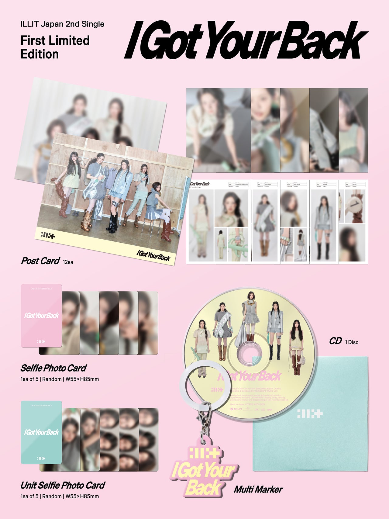 [PRE-ORDER] ILLIT - 2nd Japan Single Album 'I Got Your Back' (Limited Edition)