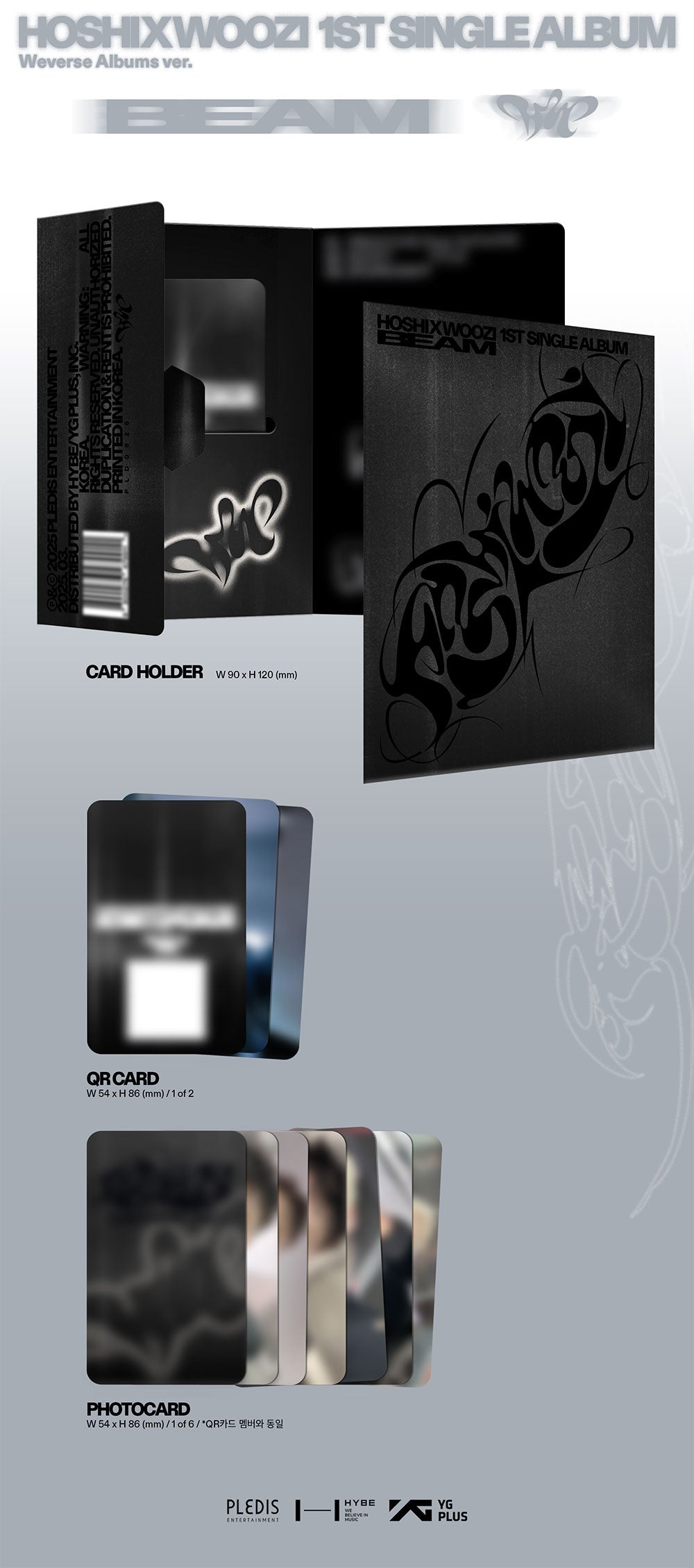 [SALE] HOSHI X WOOZI (SEVENTEEN) - 1st Single Album ‘BEAM’ (Weverse Ver)