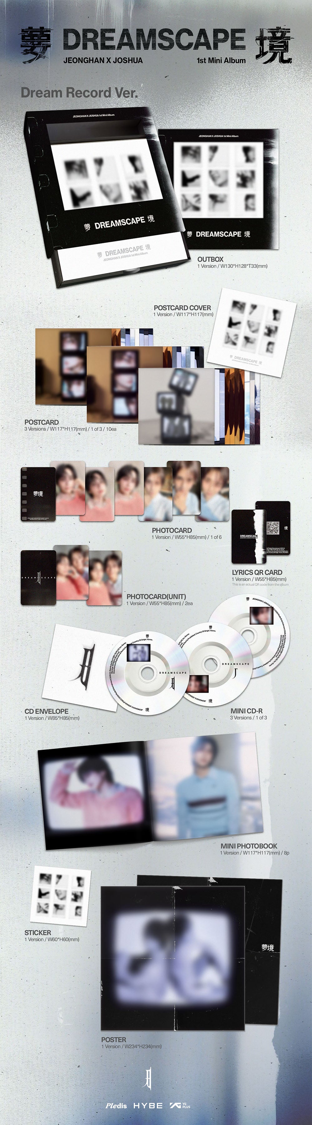 [PRE-ORDER] JEONGHAN X JOSHUA (SVT) - 1st Mini Album ‘DREAMSCAPE’ (Dream Record)