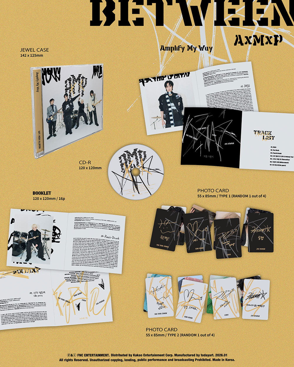 AxMxP - 1st Mini Album ‘Amplify My Way’ (Between Ver)