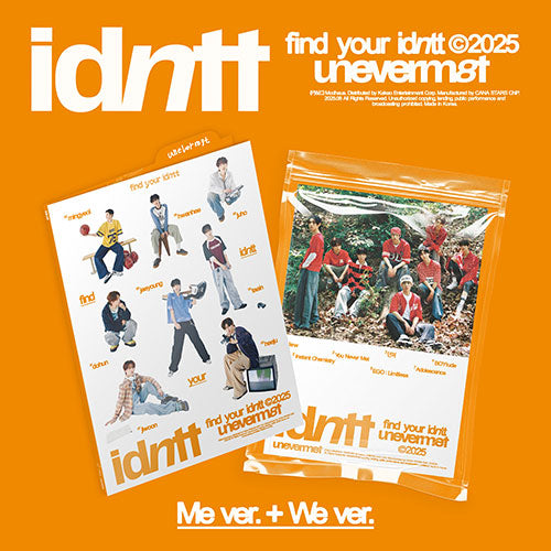 IDNTT - 1st Mini Album 'unevermet’ (STANDARD)