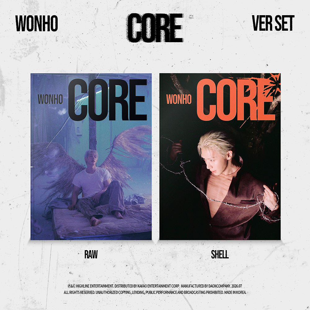 [PRE-ORDER] WONHO - EP Album ‘CORE’ (Raw/Shell Ver)