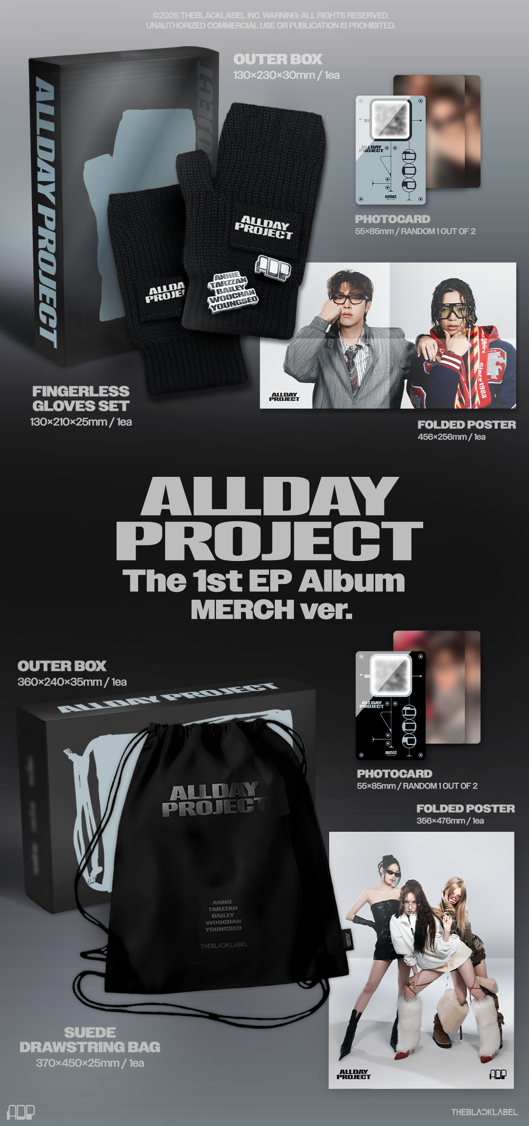 ALLDAY PROJECT - 1st EP Album (Merch Ver.)