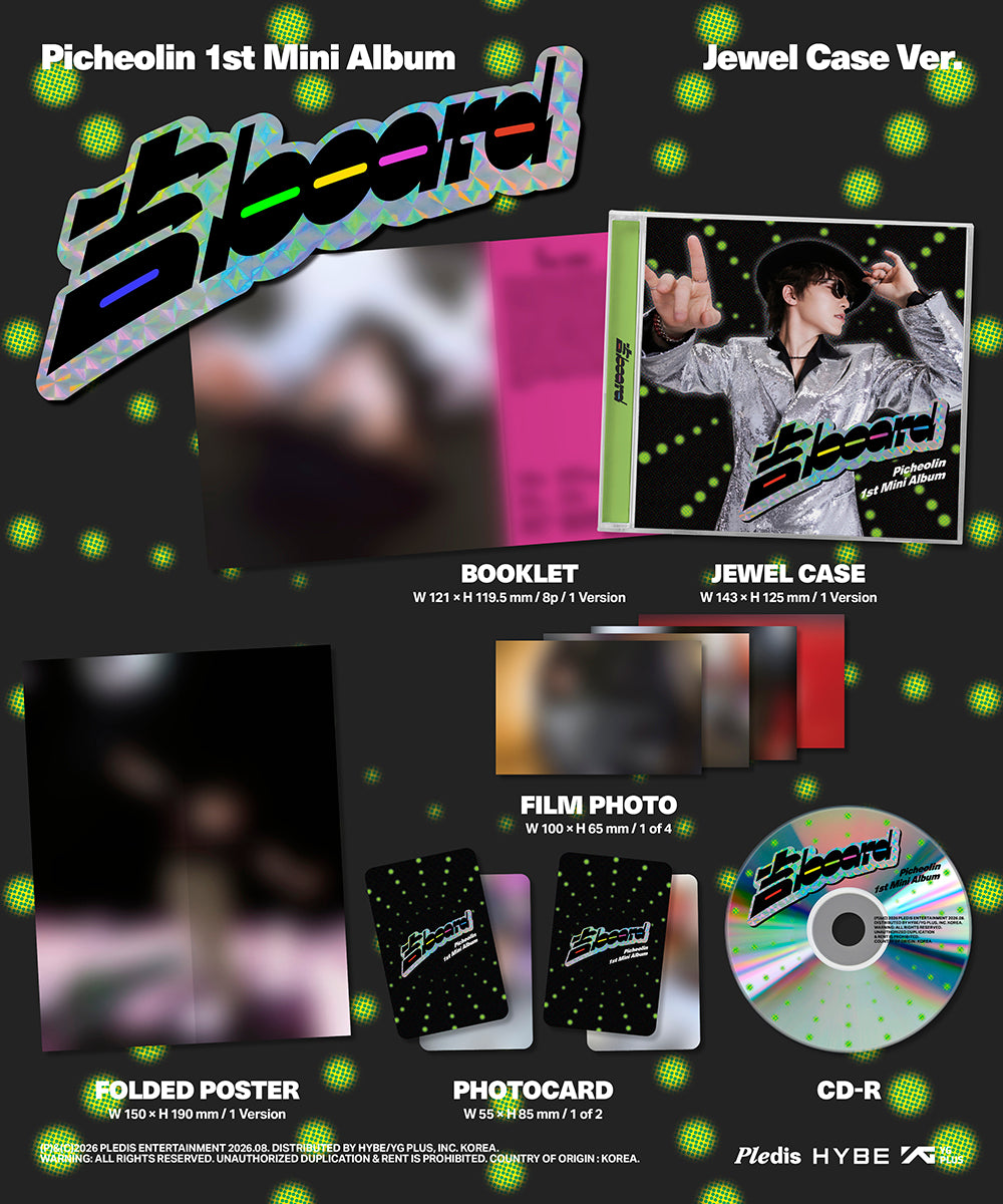 [PRE-ORDER] PICHEOLIN (DINO SEVENTEEN) - 1st Mini Album '吉BOARD' (Jewel Case Ver.)