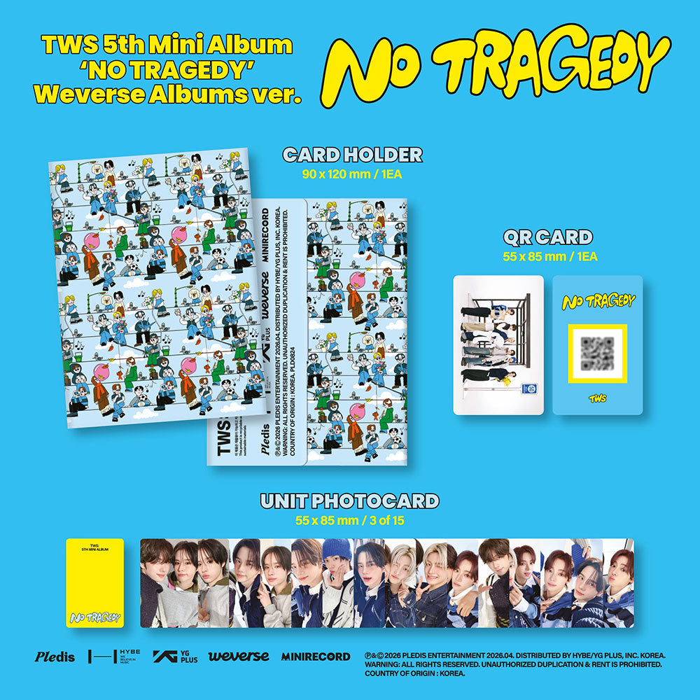 TWS - 5th Mini Album ‘NO TRAGEDY’ (Weverse Version)