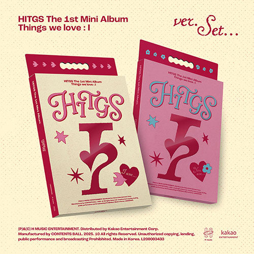HITGS - The 1st Mini Album 'Things we love : I'