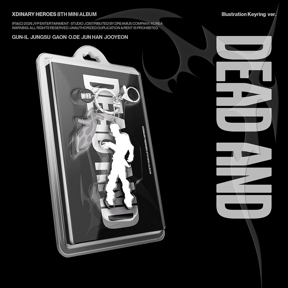 XDINARY HEROES - 8th Mini Album ‘DEAD AND’ (lllustration Keyring)