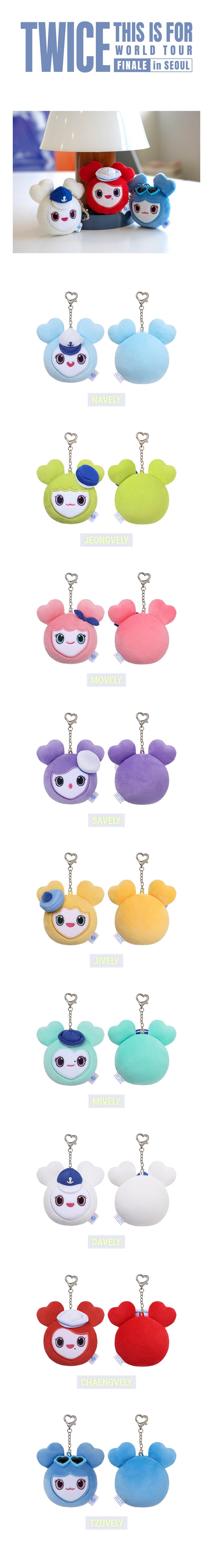 [PRE-ORDER] TWICE - 2026 ‘THIS IS FOR’ WORLD TOUR FINALE IN SEOUL MD (LOVELY Face Plush Keyring)