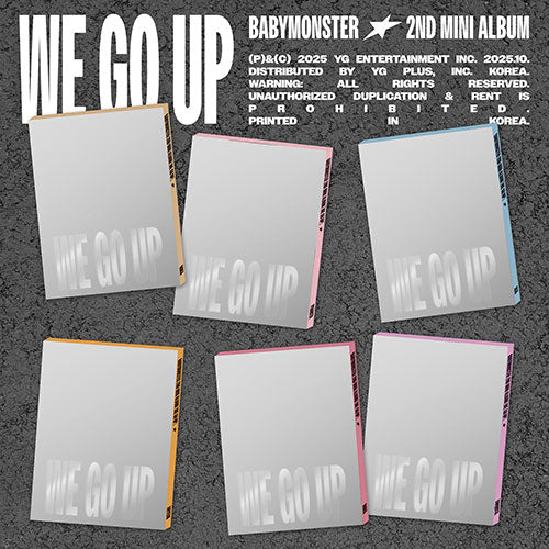 [PRE-ORDER] BABYMONSTER - 2nd MINI ALBUM 'WE GO UP' (PATTERN Ver)