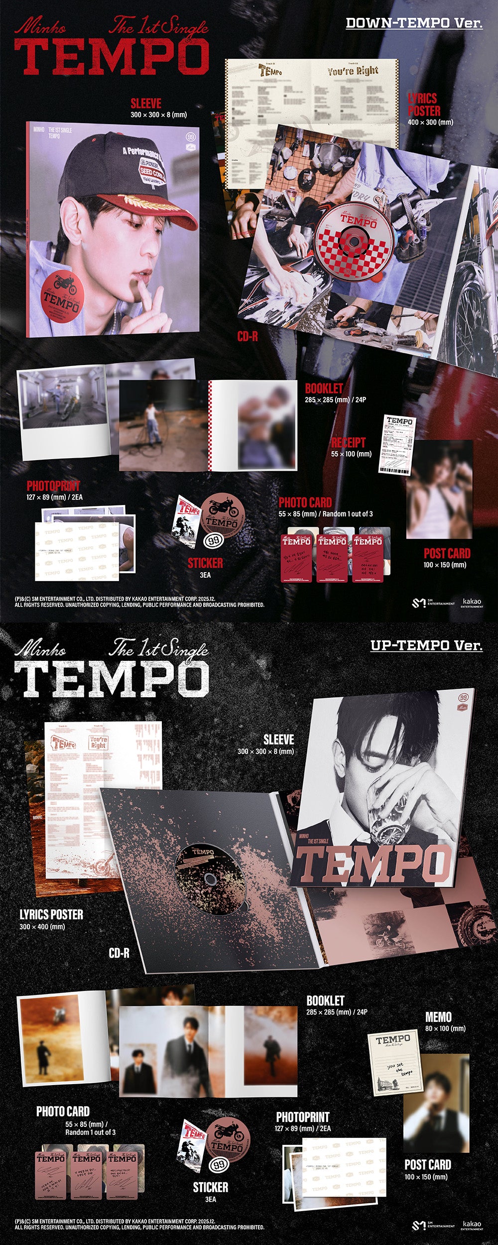 MINHO- 1st Single Album ‘TEMPO’