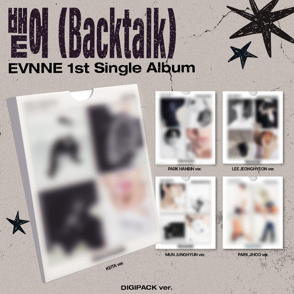 EVNNE - 1st Single Album 'Backtalk' (Digipack)