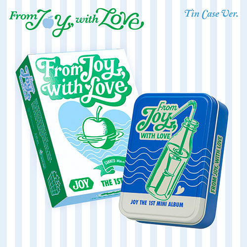 JOY (RED VELVET) - 1st Mini Album 'From JOY, with Love' (Tin Case Ver. Smart Album)