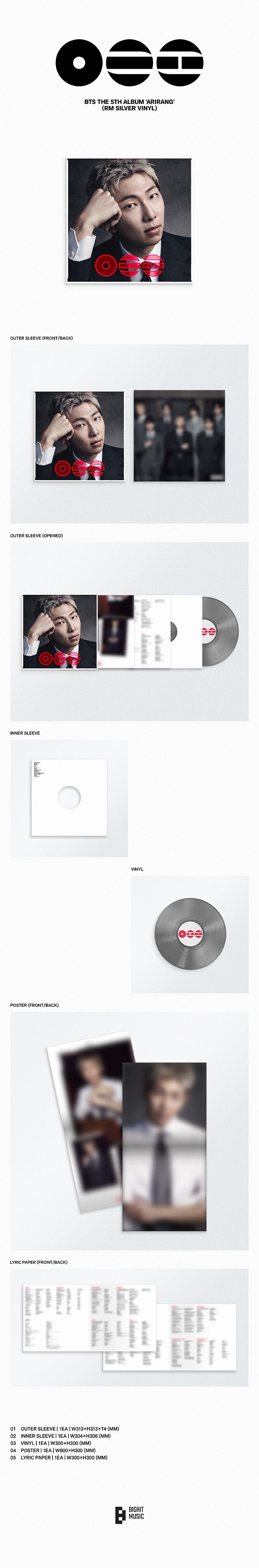 [PRE-ORDER] BTS - The 5th Album 'ARIRANG' (STANDARD Vinyl)
