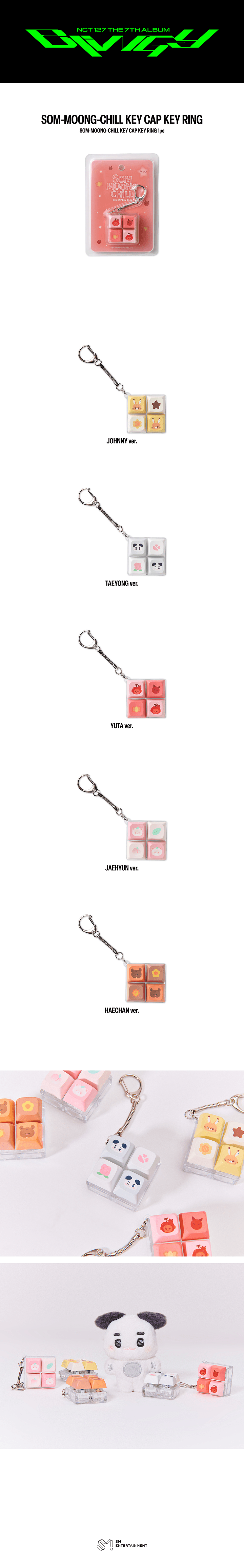 [PRE-ORDER] NCT 127 - ‘BLINGY’ Pop-up Official MD (Key Cap Keyring)