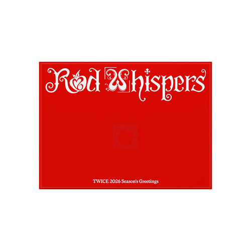 [PRE-ORDER] TWICE - ‘RED WHISPERS’ 2026 Season’s Greetings