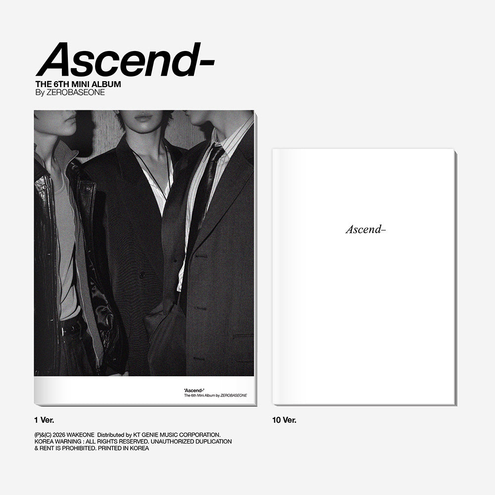 ZEROBASEONE - The 6th Mini Album ‘Ascend-‘ Photobook Ver.