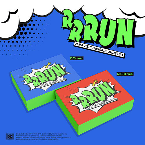 [PRE-ORDER] X:IN - 1st Single Album ‘RRRUN’ (Day / Night)