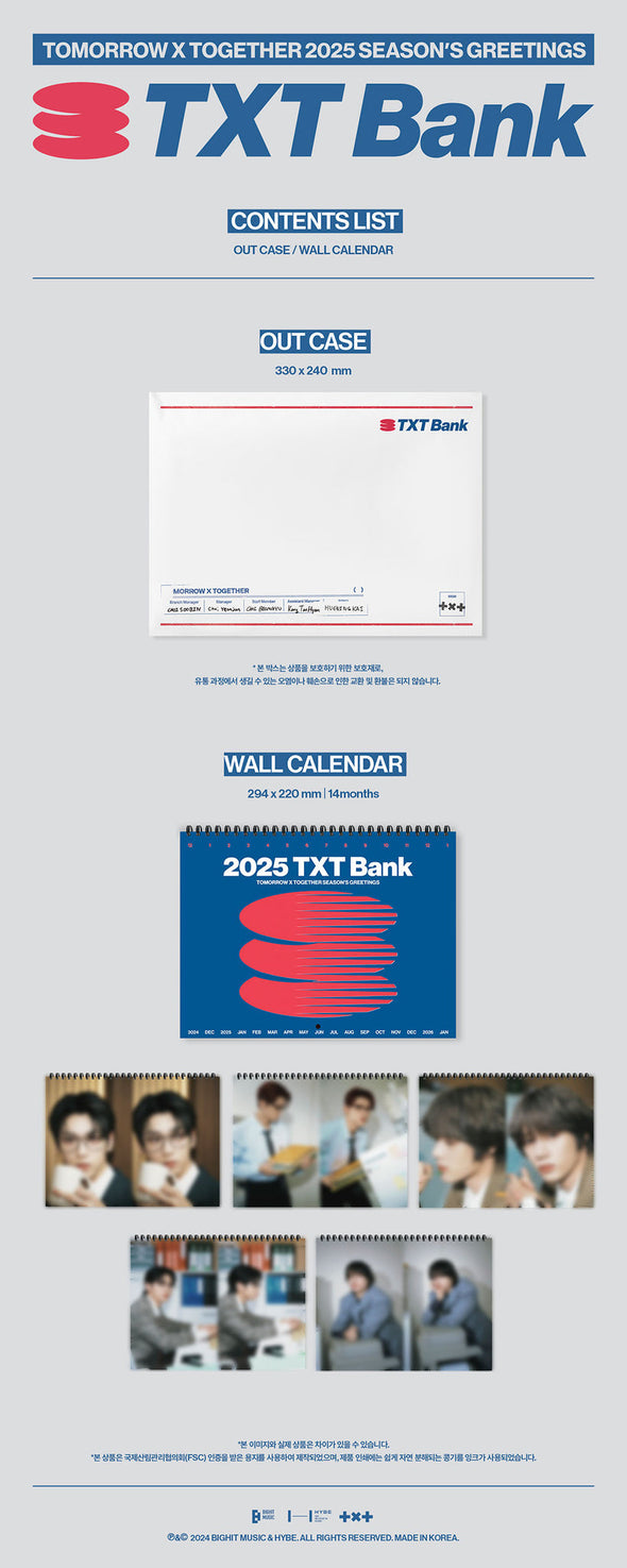 [SALE] TXT - 2025 Wall Calendar