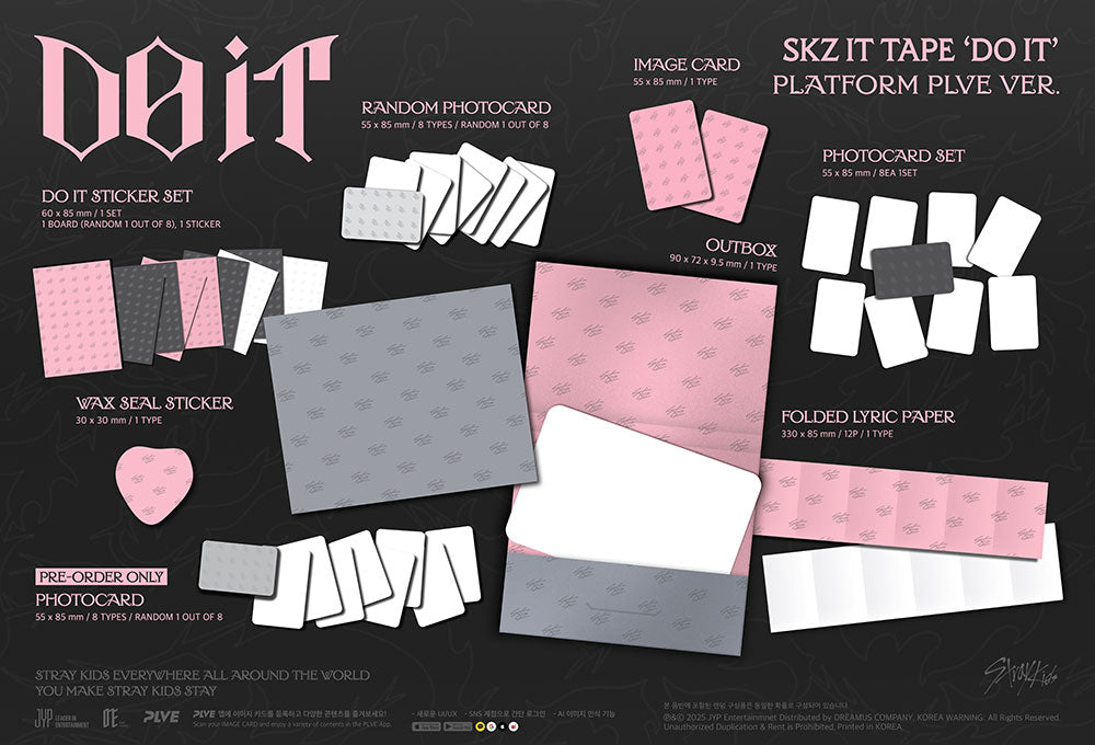 [PRE-ORDER] STRAY KIDS - SKZ IT TAPE "DO IT" (PLVE Ver.)