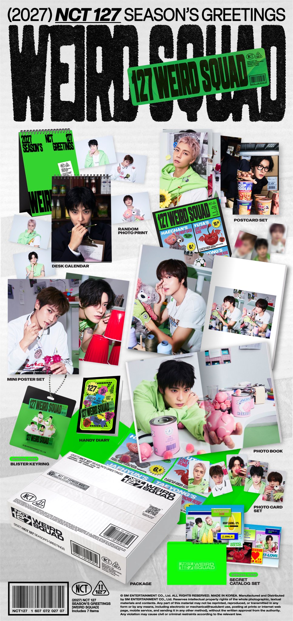 [PRE-ORDER] NCT 127 - 2027 Season's Greetings