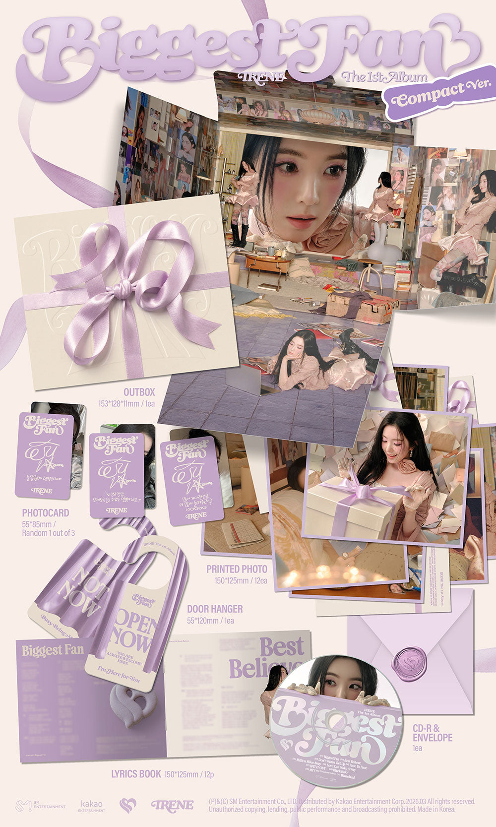 IRENE (RED VELVET) - 1st Full Album ‘Biggest Fan’ (Compact)